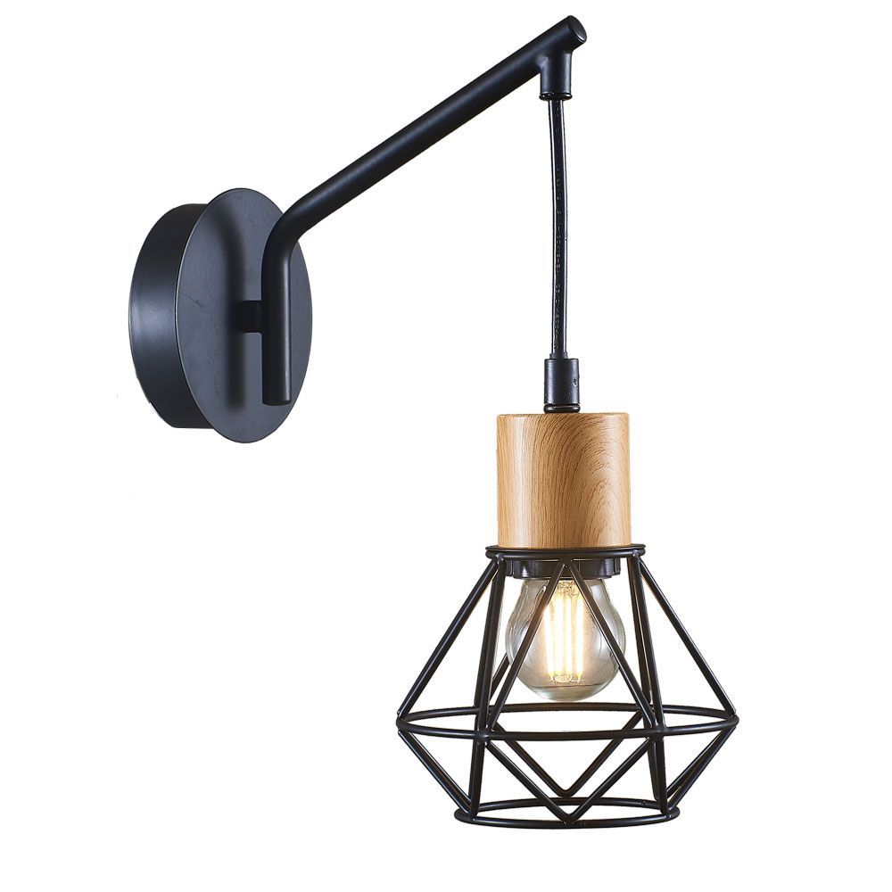 Wall light FRODO ∙ WL797 ∙ 1xE27 ∙ metal ∙ black