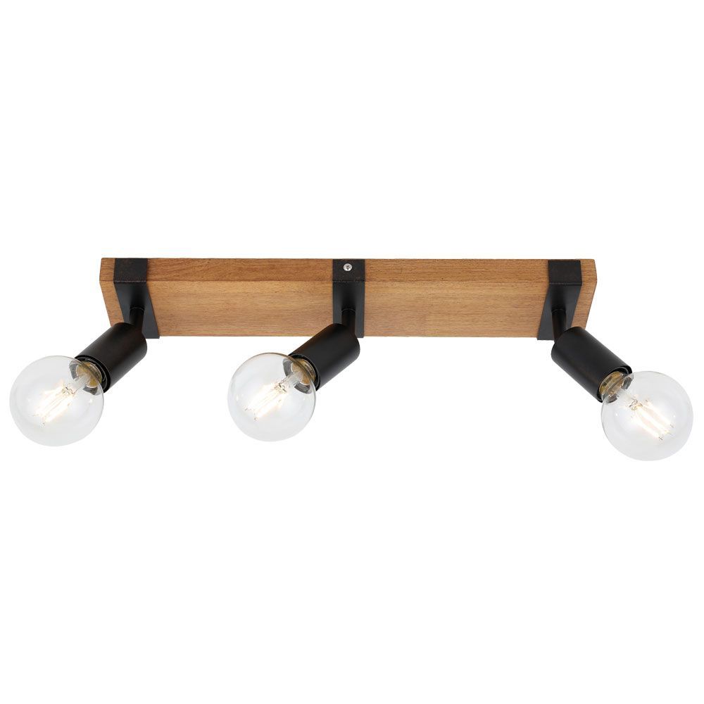 Linear ceiling spotlight SP744-3L LORENZO ∙ wood+black ∙ 3хЕ27