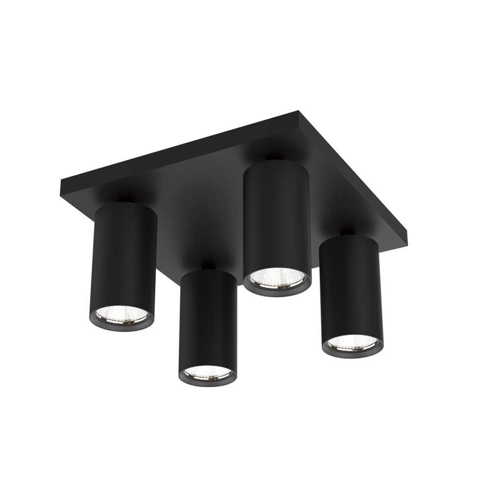 Square ceiling spotlight SP714-4SQ BK LUX ∙ black ∙ 4xGU10