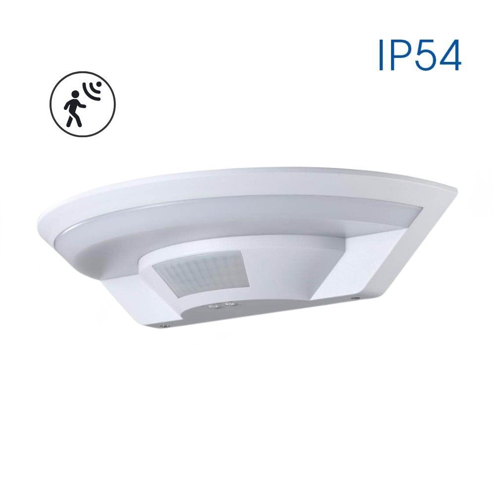 LED lighting fixture with PIR LUNAR LED ∙ 10W ∙ SR12 ∙ IP54