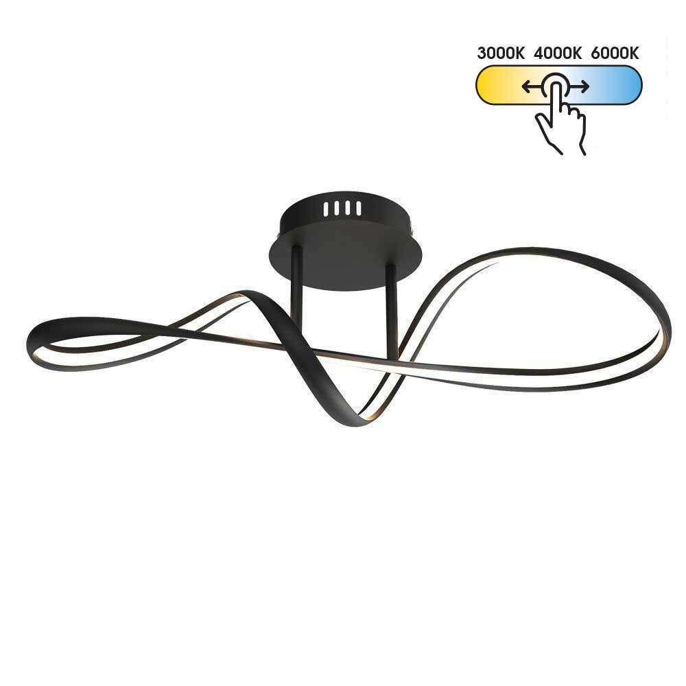 LED ceiling light ETERNITY LED ∙ 36W ∙ black ∙ CCT-switch ∙ 3000-4000-6000K