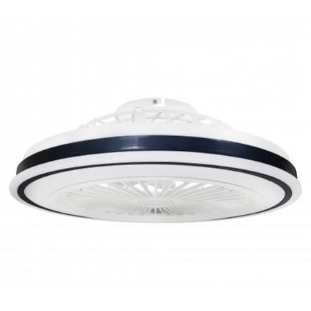 LED Fan Ceiling, 36W, CCT, White/Black, Remote Control