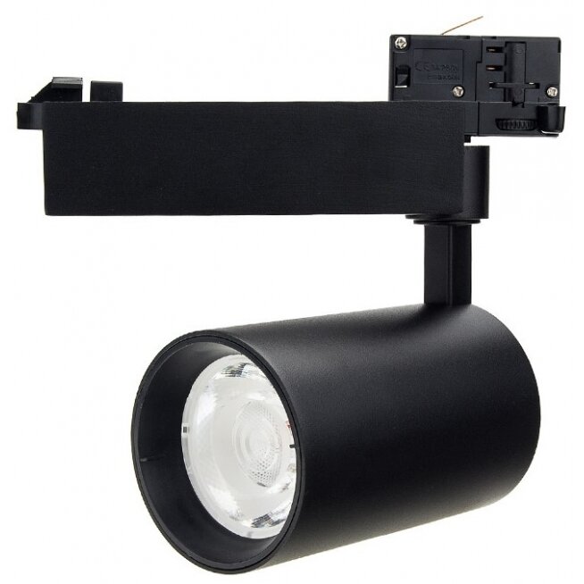 LED 4 Wire Track Light, Black Body, 35W, 3850Lm, Neutral Light