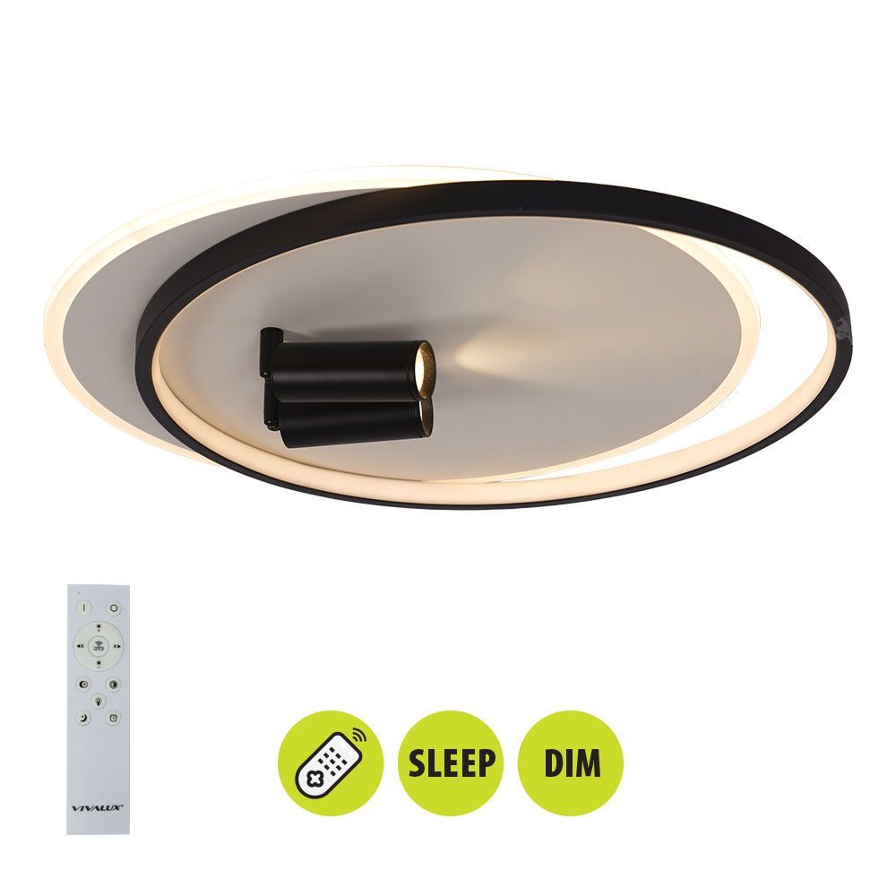 Multifunctional LED lighting fixture with remote control ARAGON LED ∙ 86W ∙ CCT ∙ 3000-6000K