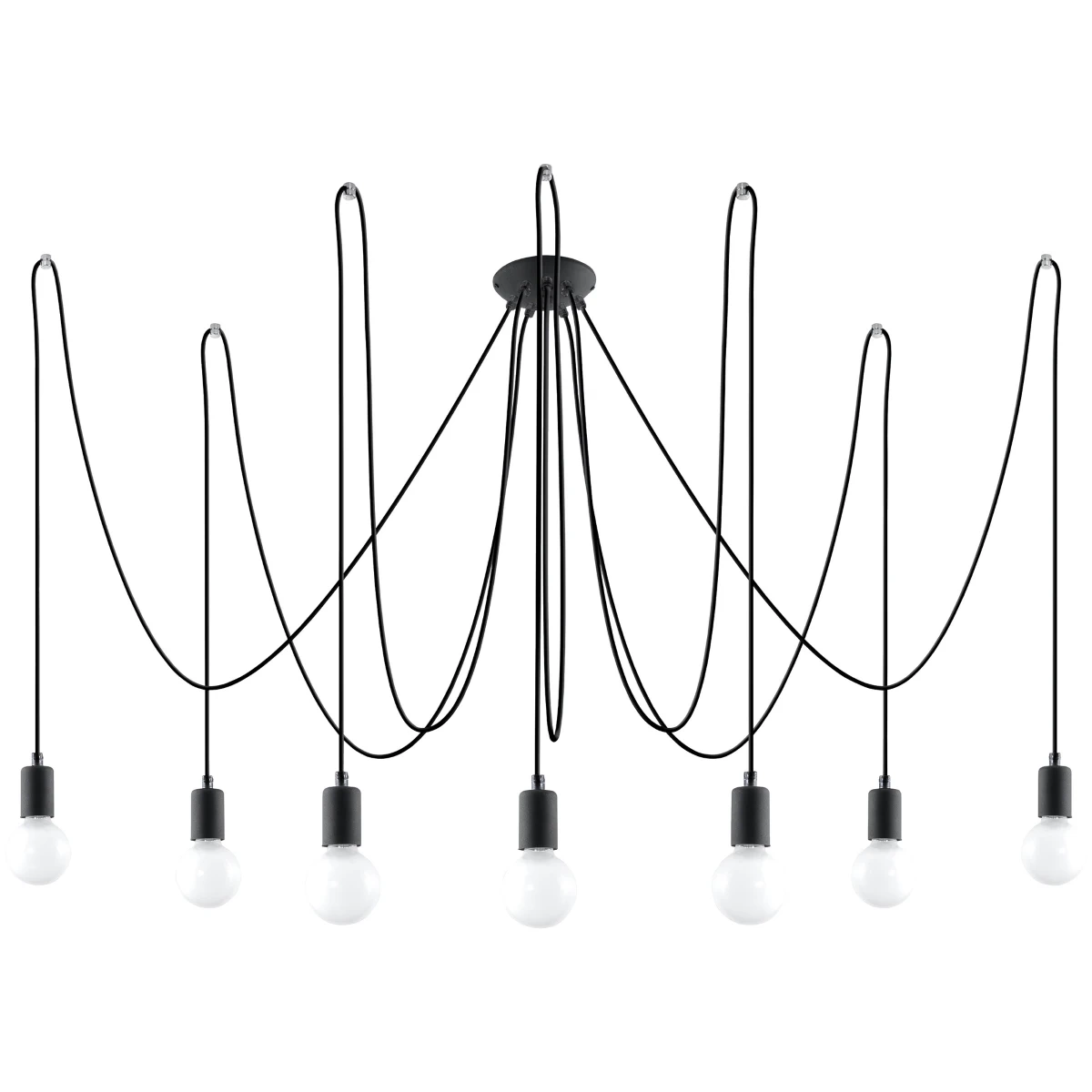Lühter EDISON 7 7xE27/15W/230V