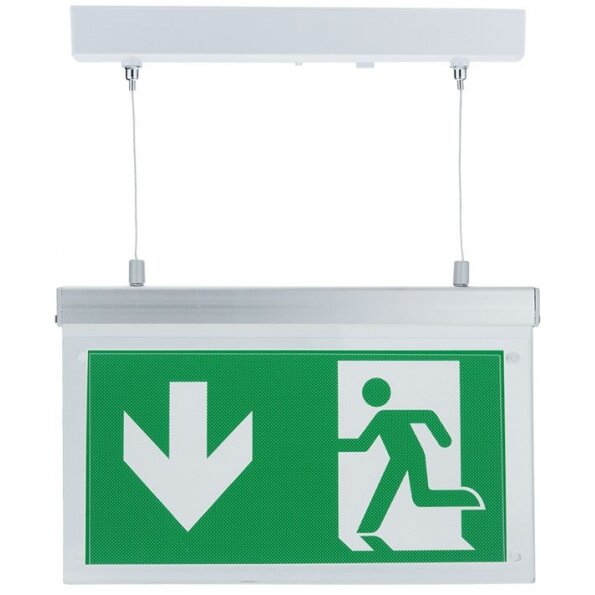 LED Hanging  Emergency Exit Light, 2W, 3 Hours, White Light