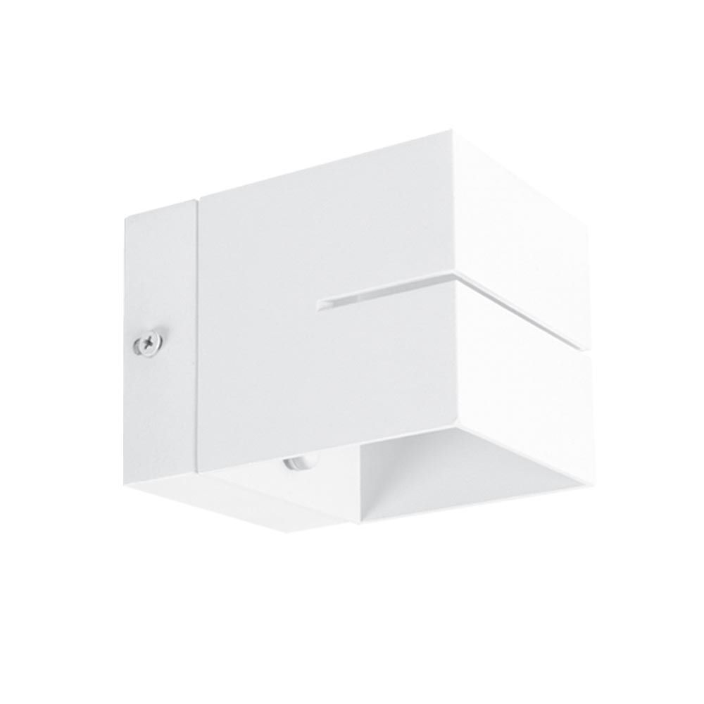 Decorative square wall fixture ADEL ∙ WL721 ∙ G9 ∙ white