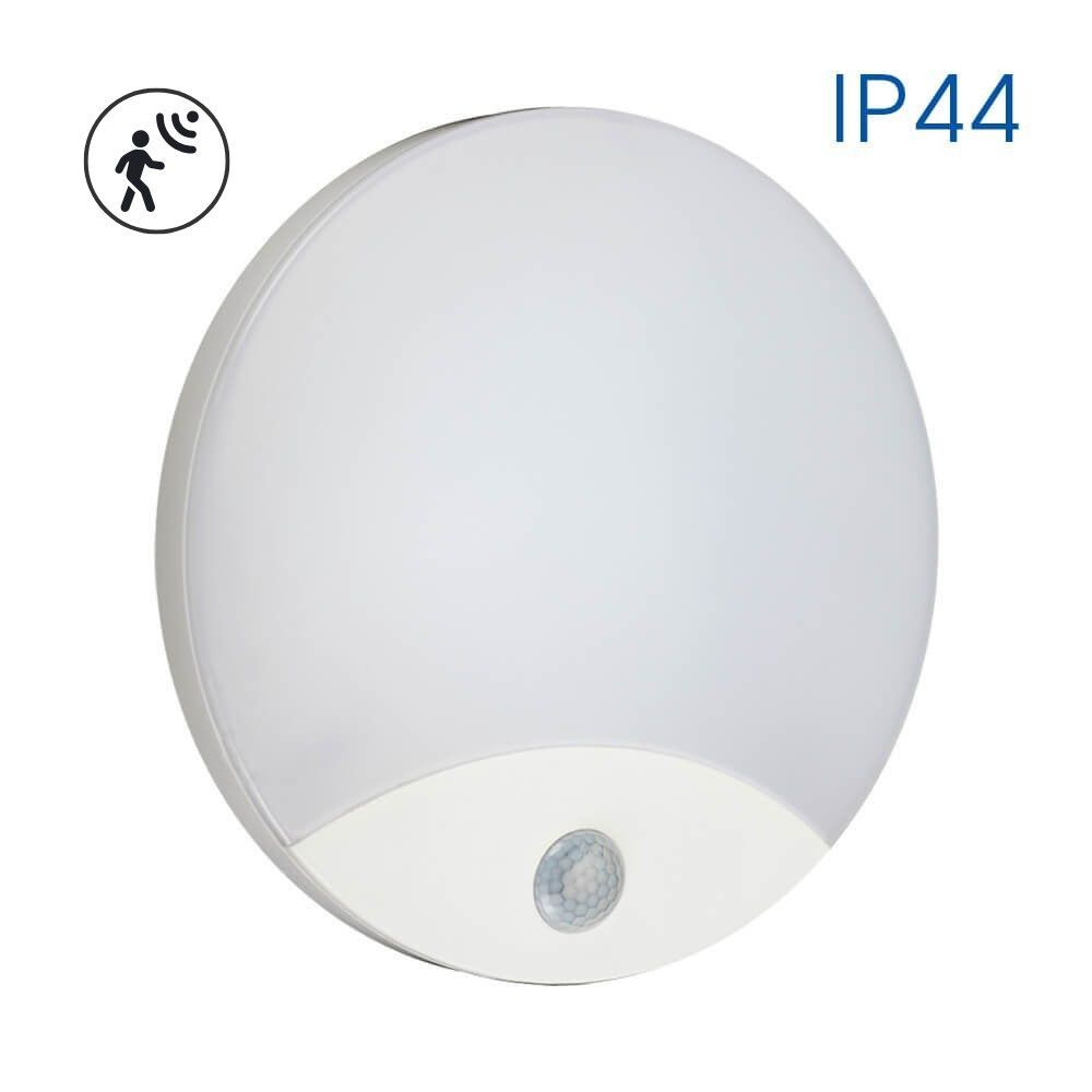 LED lighting fixture with motion sensor LIMA LED 10W SR16 ∙ white ∙ IP44