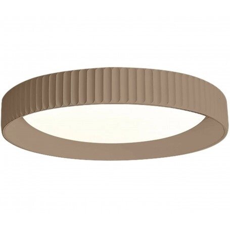 LED lubų šviestuvas, 60W, apvalus, rudo smėlio, CCT šviesa