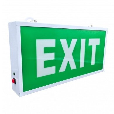 LED Hanging Emergency Exit Light, 3W, White Light
