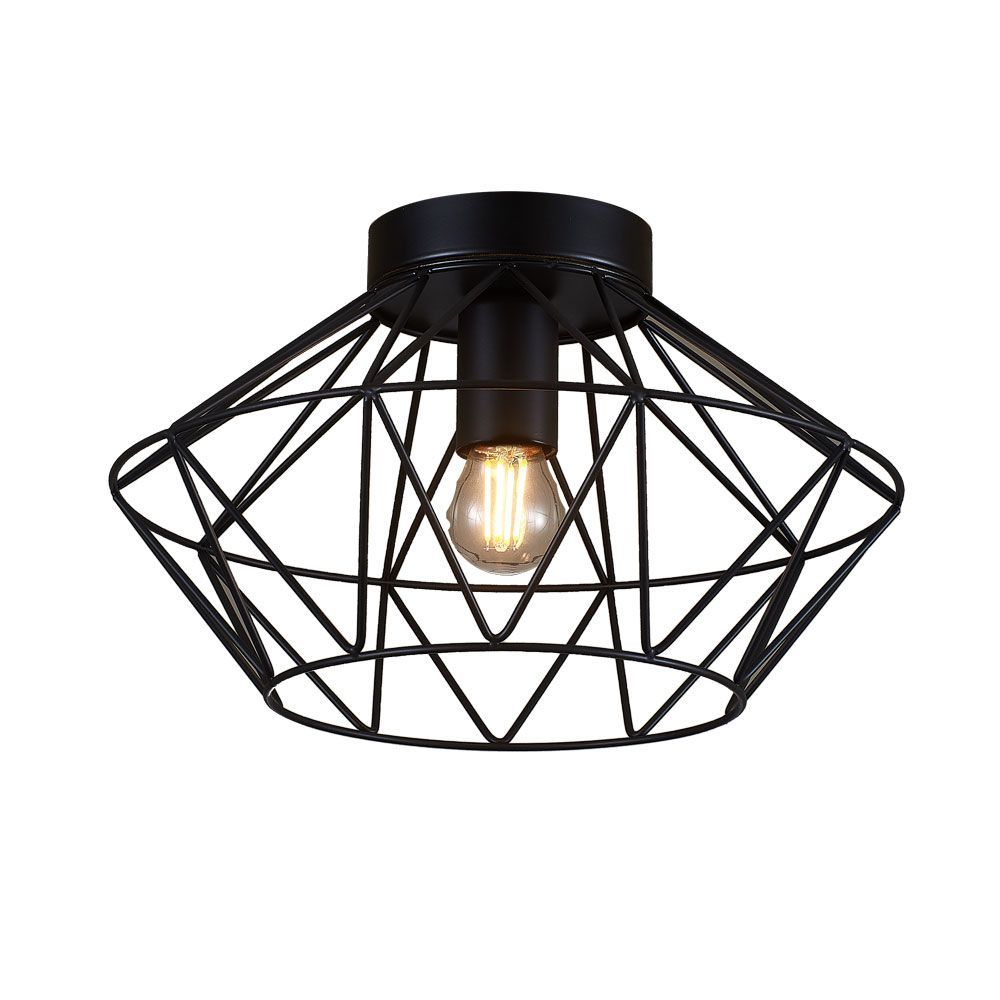 Ceiling light FRODO ∙ CL798 ∙ 1xE27 ∙ metal ∙ black