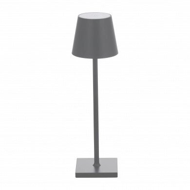 LED Table Lamp, 2.5W, Dimmable, Grey Body, Warm Light