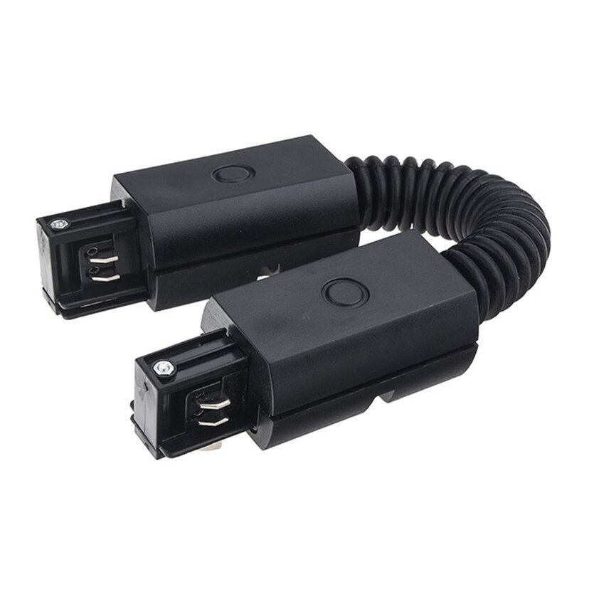 Flexible Connector For LED Track System, Black